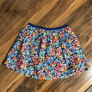 NWT Polo Ralph Lauren Floral Pull on Skirt